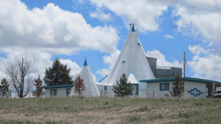 teepee house in Pine Bluffs, Wyoming