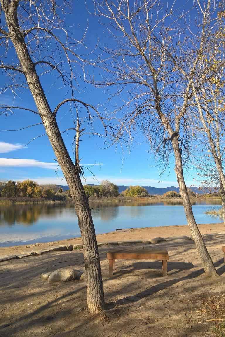 Richards Lake in fall.