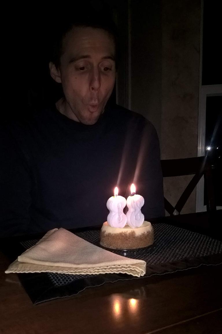 celebrating Alberto's birthday