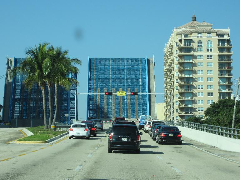 There are quite a few drawbridges in Fort Lauderdale due to the canals.