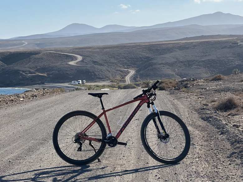 The Orbea mountain bike I rented for a day.