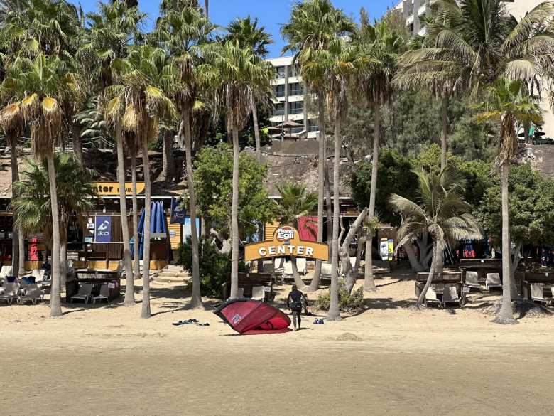 The René Egli Center is the place I took a windsurfing lesson at.