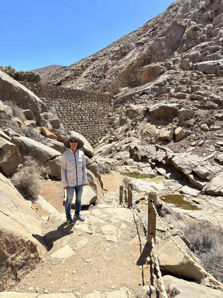 Felix at the Presa (dam) de las Peñitas.