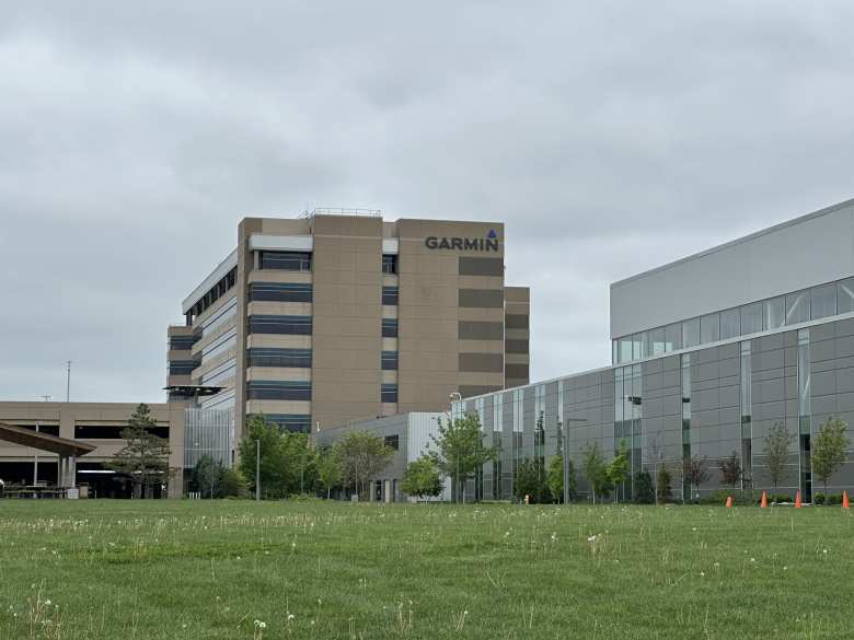 The Garmin campus was enormous.