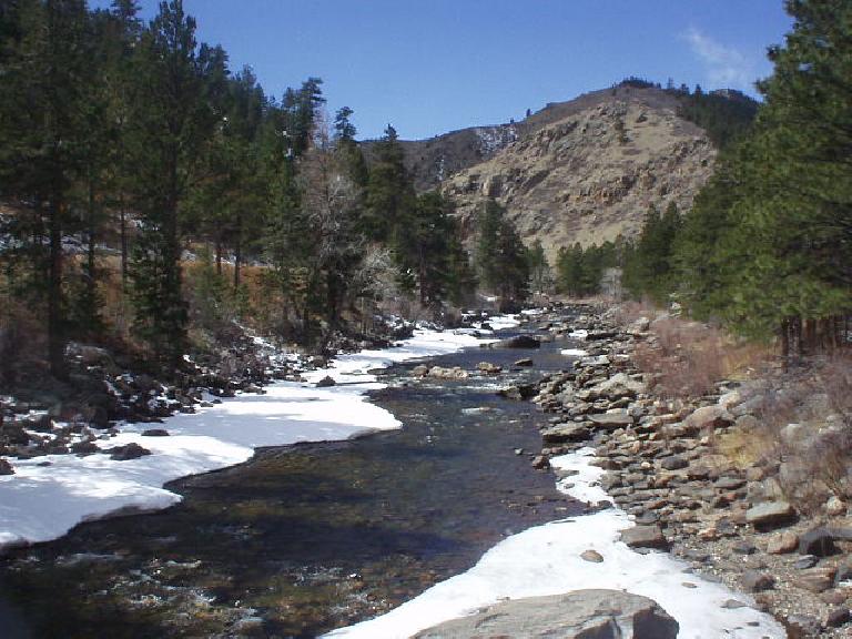 This is the Cache la Poudre River adjacent to Highway 14, about 9 miles from Fort Collins.
