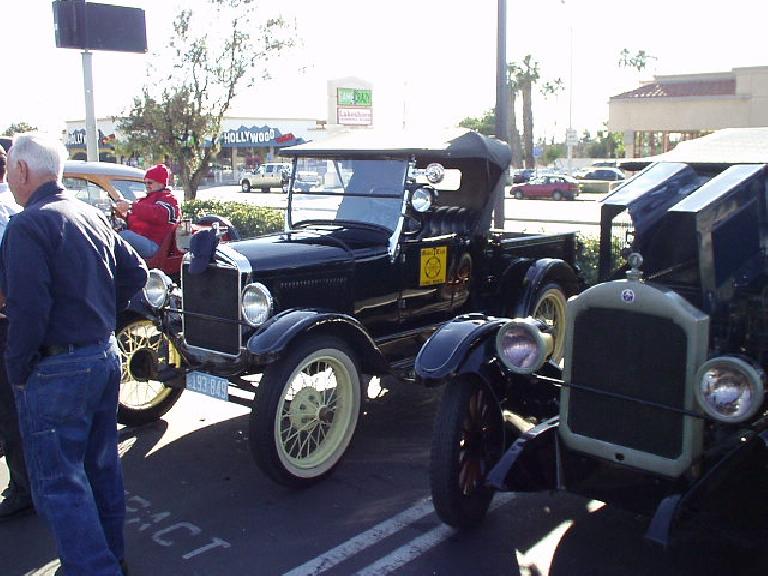 In this tour, Robert drove his 1928 Model T pickup (left), while Sharon and I rode in the back of the Star sedan (right) driven by Robert's friend Joe.