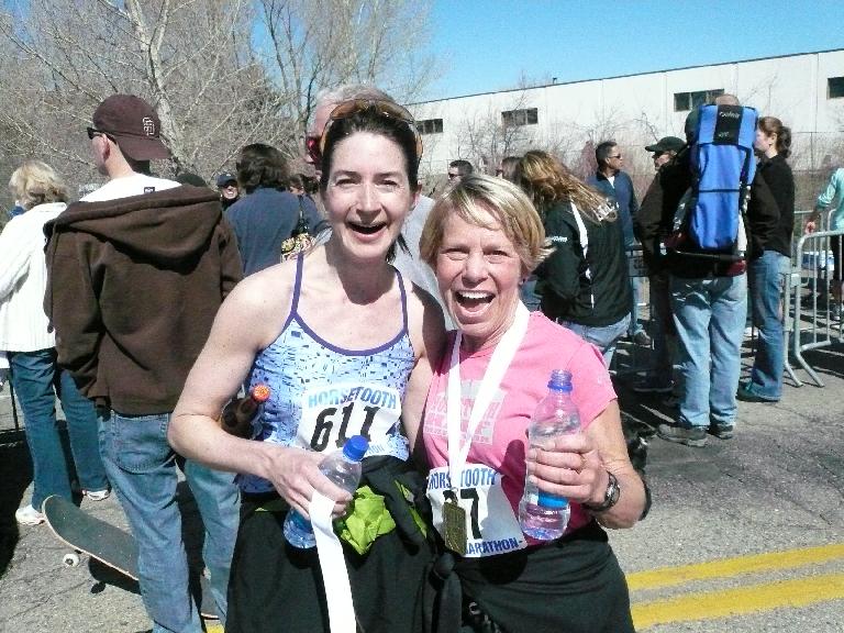 Cathy (right) won her age group again! Cathy (right) won her age group again!