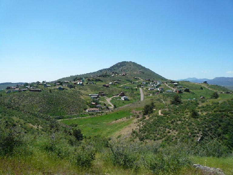 View of Overland Hill to the south of Horsetooth Park.