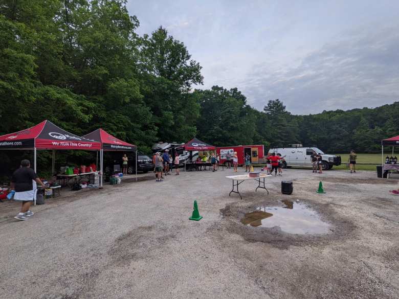 The event venue for the Mainly Marathons Independence Series New Jersey Marathon in Stokes State Forest, Branchville, New Jersey.