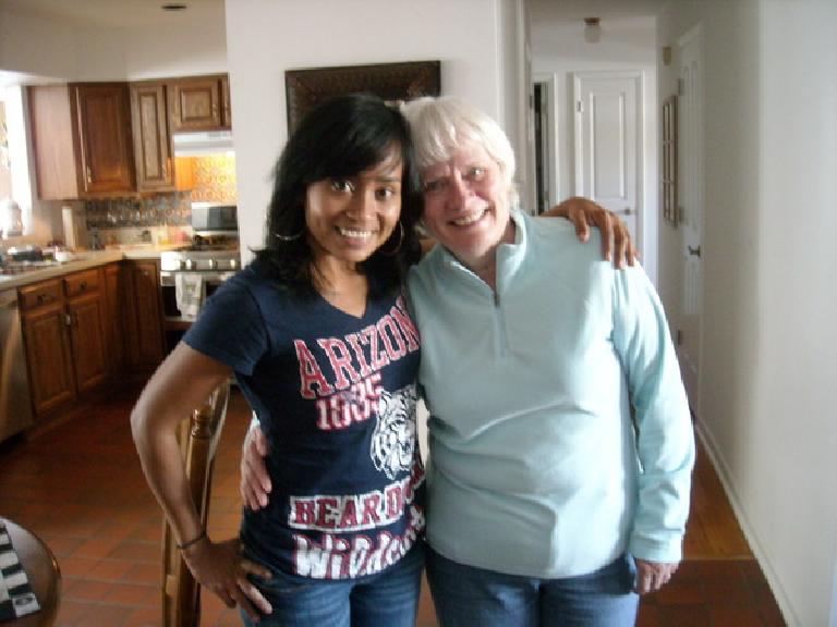 Janeth and Dorothy at Dorothy's home in Boulder.