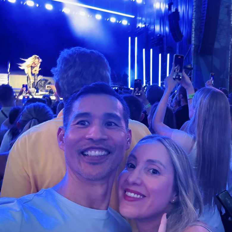 We were very close to the stage.