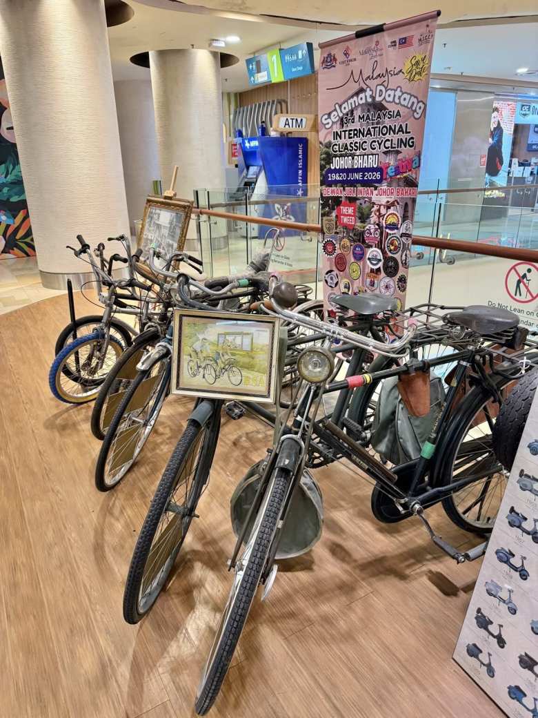 There's a two-day cycling event in Johor Bharu in June. I can't imagine how hot it would be then.