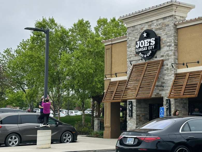 After the Garmin Olathe Marathon, I headed to Joe's Kansas City Bar-B-Que for lunch.