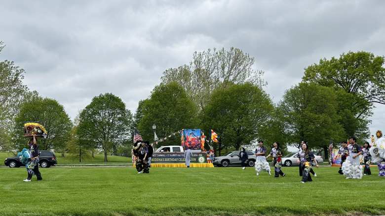 There was a Buddha's Birthday Celebration and parade when I arrived at the World War I Museum.