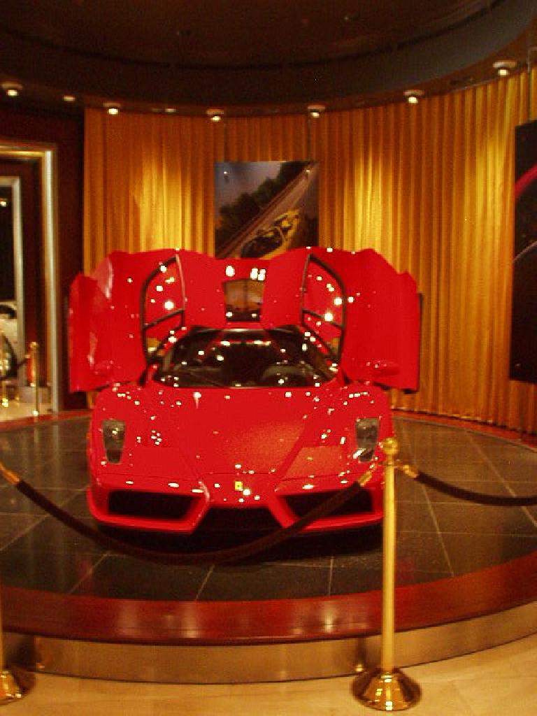 It's because Roger Penske built a Ferrari and Maserati showroom here!