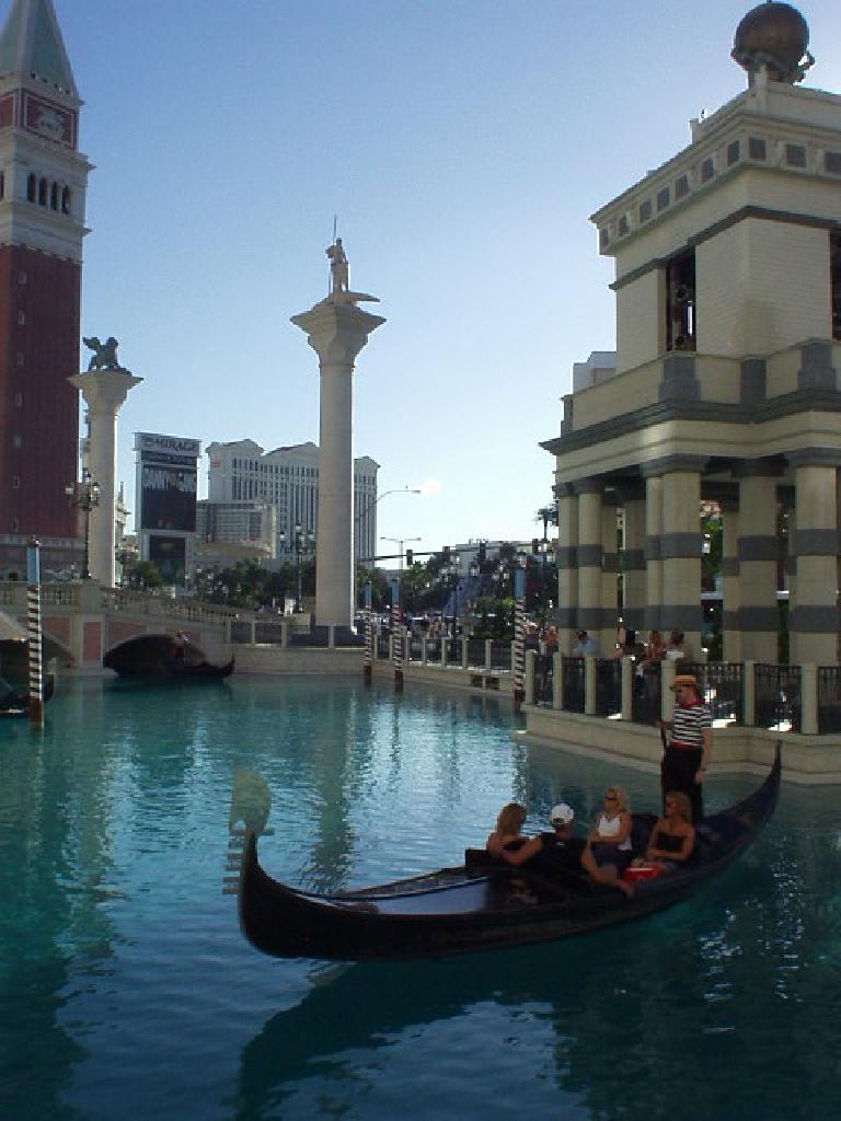 The Venetian had overtones of Venice, but not quite.  E.g., the water here was way too blue and clear!