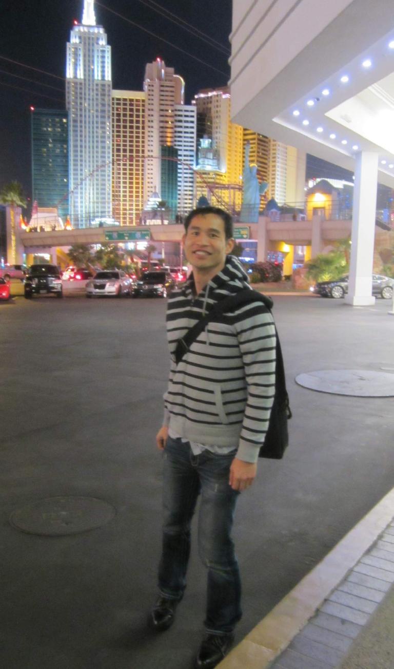 Felix Wong at Tropicana across from New York-New York.