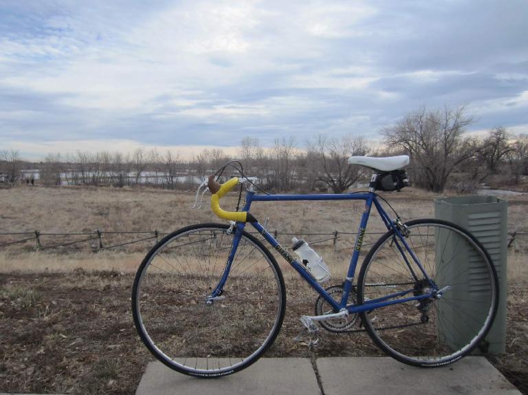 Considering its performance in the Furnace Creek 508, the Gitane earned the honor of being the bike I rode for the last time in 2011.
