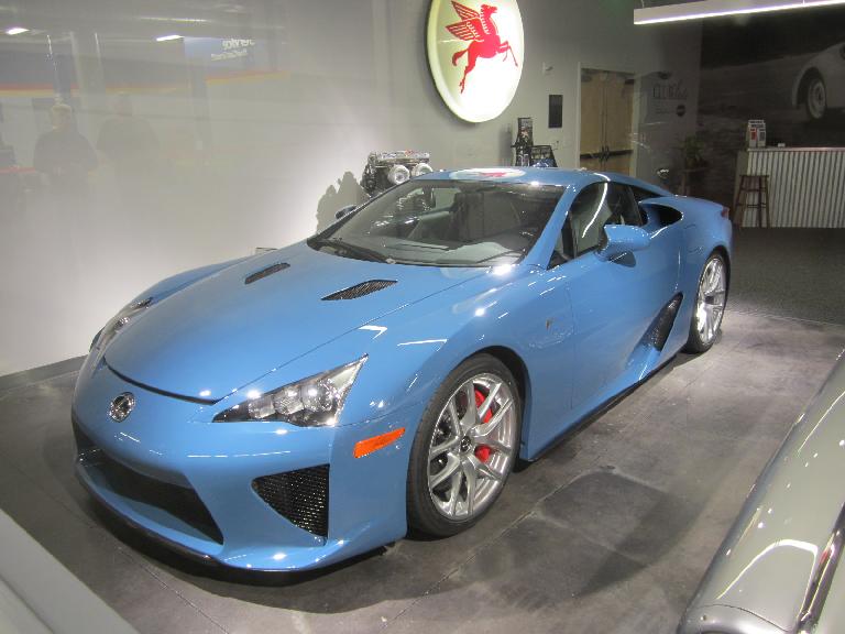 2012 Lexus LFA.  It looked much better in person than in photos---particularly in this nice blue color.