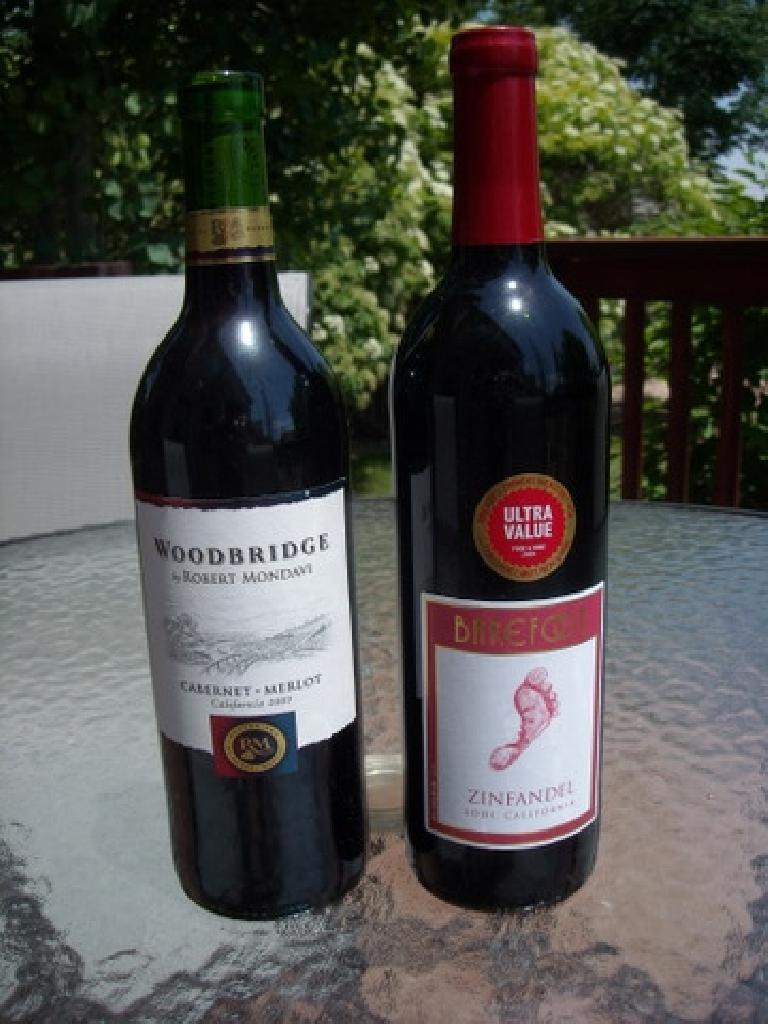 A couple of my favorite budget wines from Lodi: Woodbridge by Robert Mondavi and Barefoot Zinfandel.