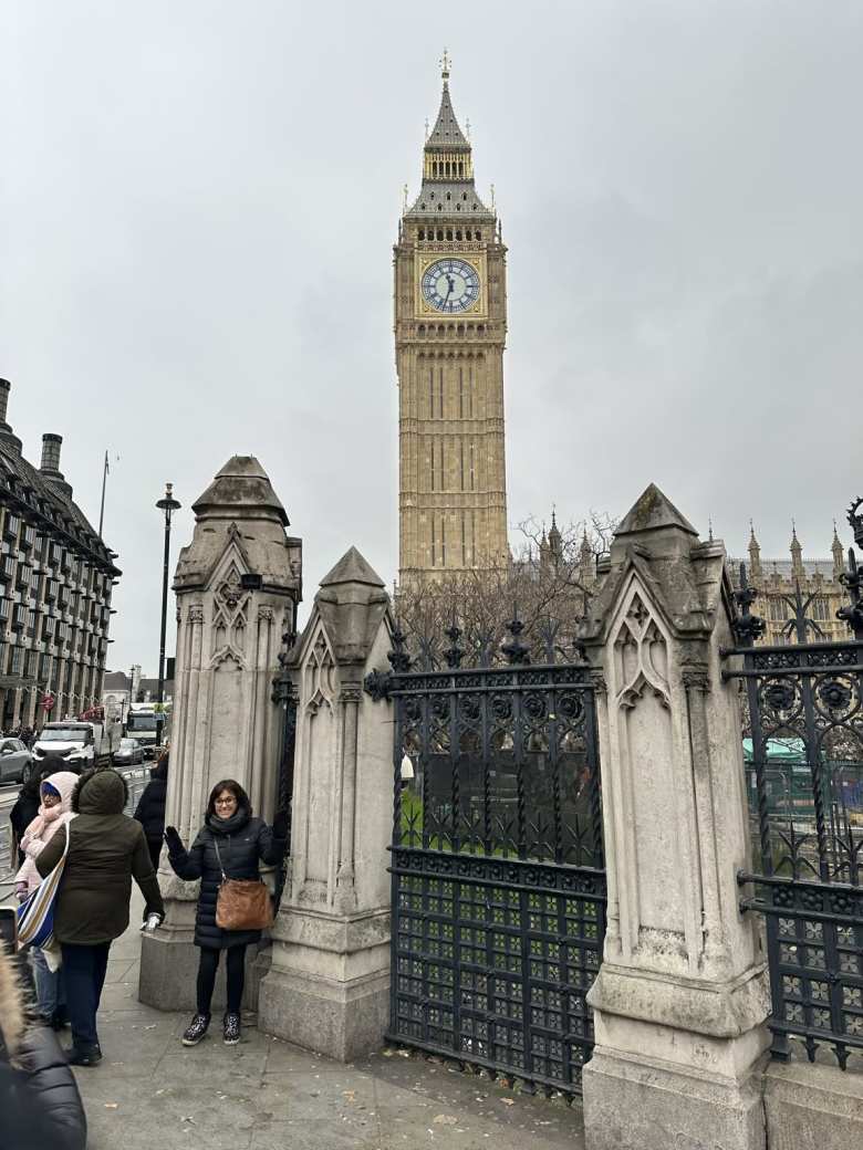 The Big Ben clock at Elizabeth Tower.