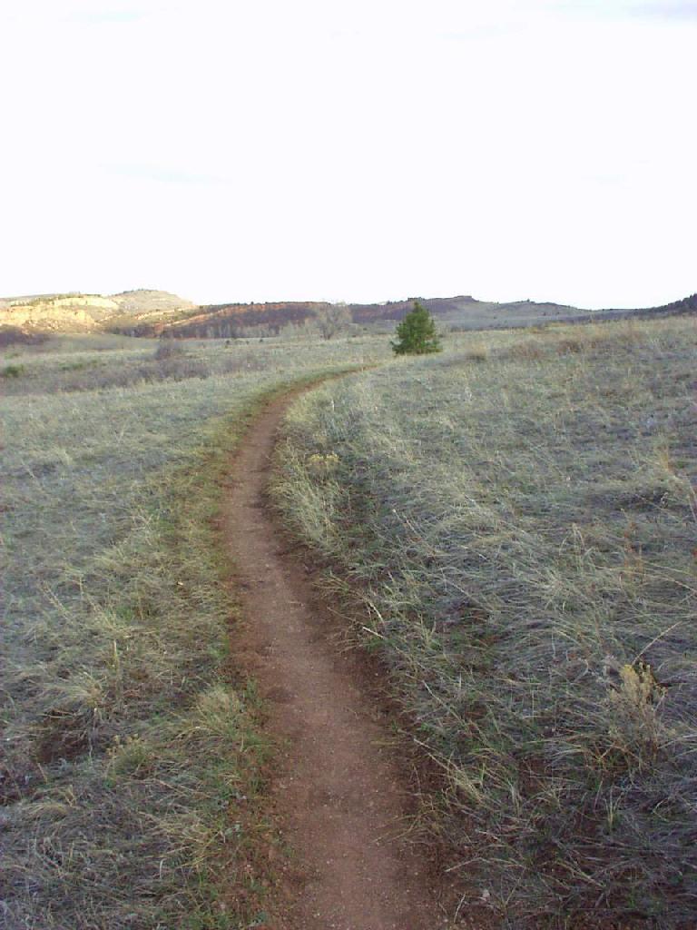 I was skiing on this trail last month. Not today!