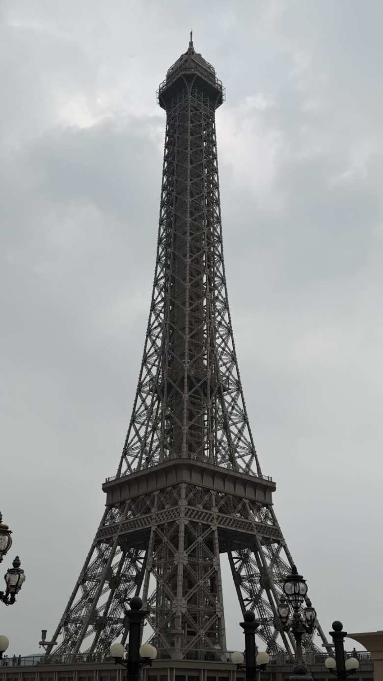 A half-scale replica of the Eiffel Tower is the iconic centerpiece of The Parisian Macau.
