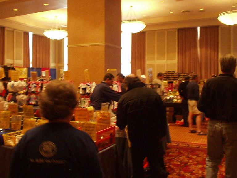 The expo for the Mardi Gras Marathon was held at the Intercontinental Hotel.  It was pretty small but the volunteers were friendly.