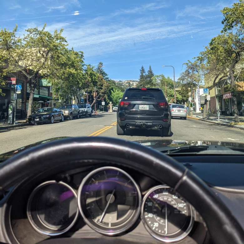 gauge cluster of 2016 Mazda MX-5 miata