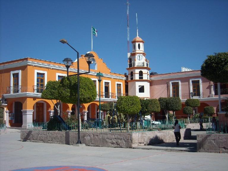 Plaza in Mitla.