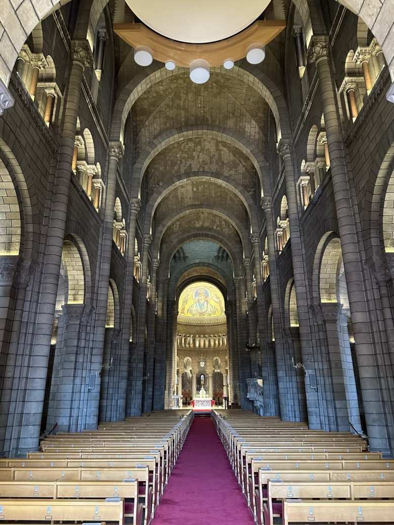 Inside the St. Nicholas Cathedral in Monaco.