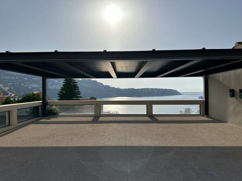 A view to the sea from a residence in Roquebrune-Cap-Martin.