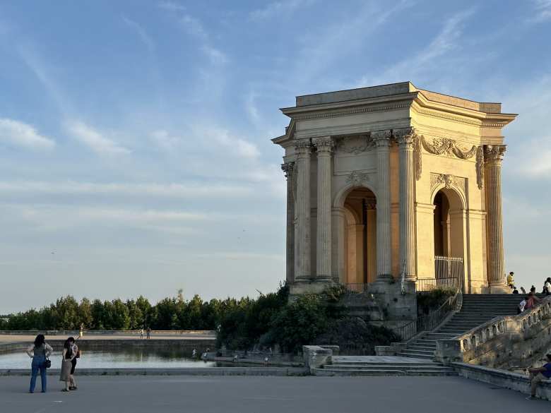 At the Place Royale du Peyrou.
