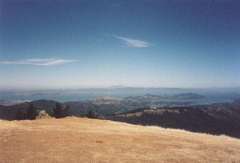 Great views abound of the SF Bay Area, with Mt. Diablo sticking prominently out in the background.