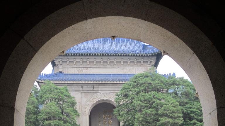 This was as close we could get to the actual Sun Yat Sen Mausoleum on this day.