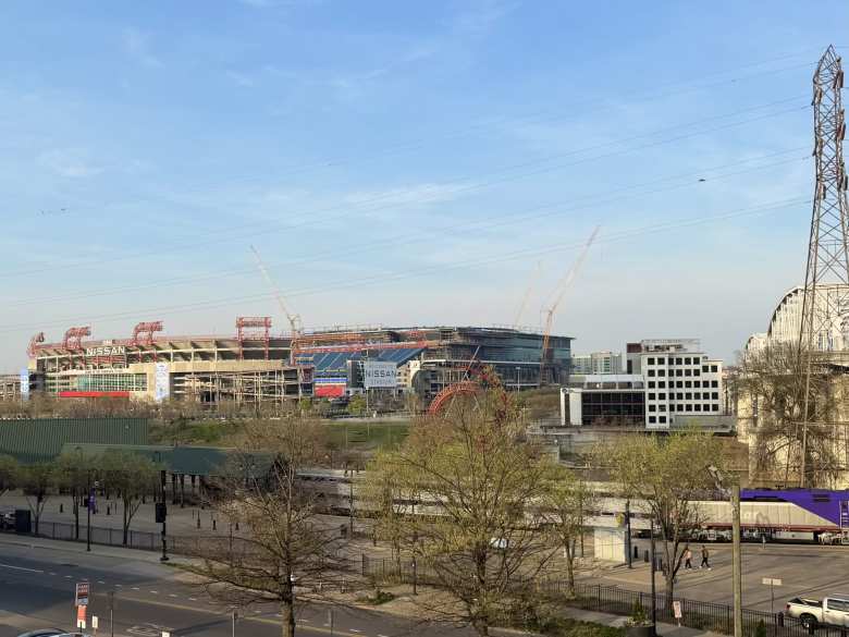 Nissan Stadium is where the Tennessee Titans play their home football games.