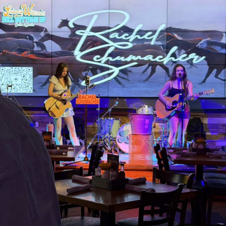 Rachel Schumacher and another woman had a nice country set going on.