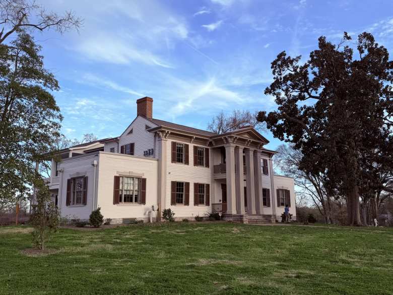 This two-story antebellum house in Sevier Park was built in the late 1700s.