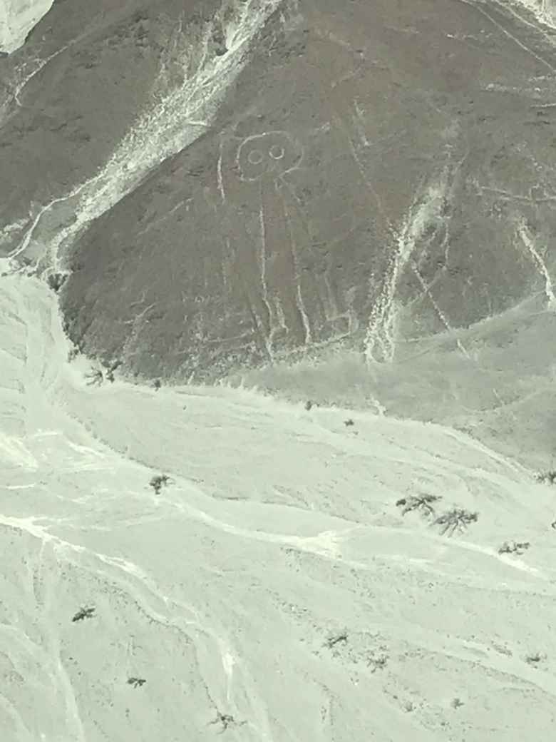 Astronaut geoglyph of the Nazca Lines.