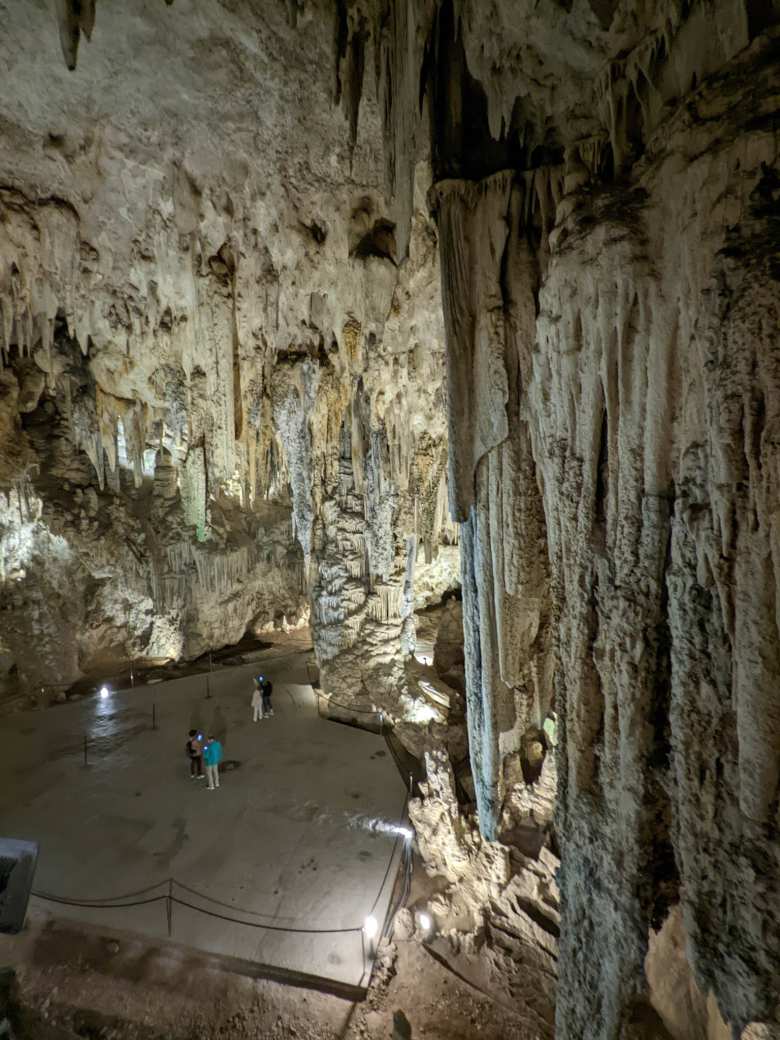 Inside the Caves of Nerja.