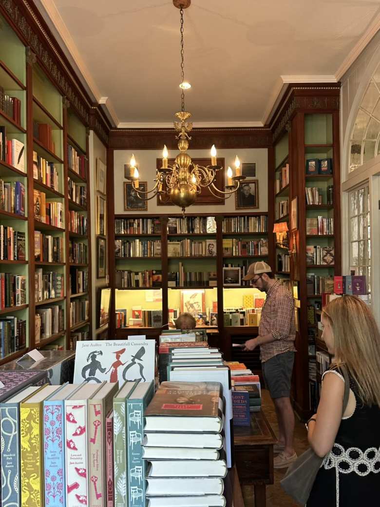 The Faulkner House bookstore.