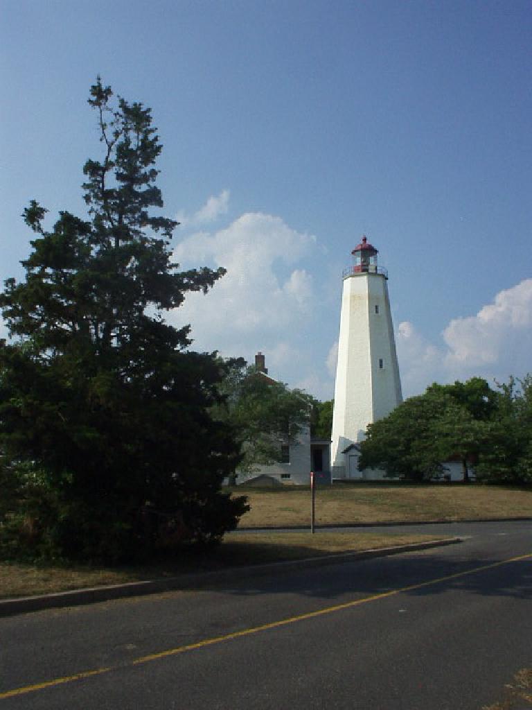 The light house at Sandy Hook is the oldest light tower still operational today in the U.S..