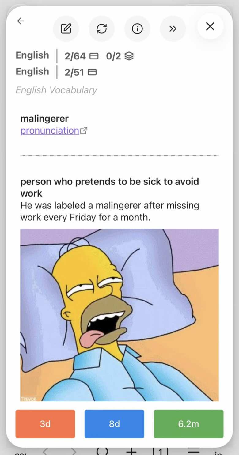 Using the Spaced Repetition flashcard app plugin with Obsidian on an iPhone.