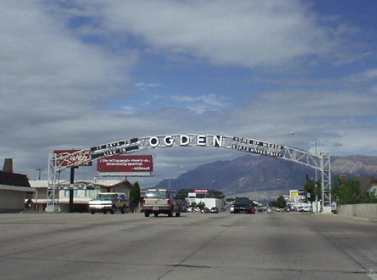 "Welcome to Ogden -- Home of Weber State University,"