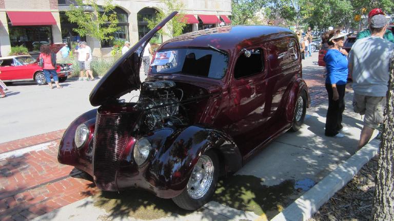 A modern-day Chrysler PT Cruiser looks a lot like this 1937 Ford Delivery Sedan!