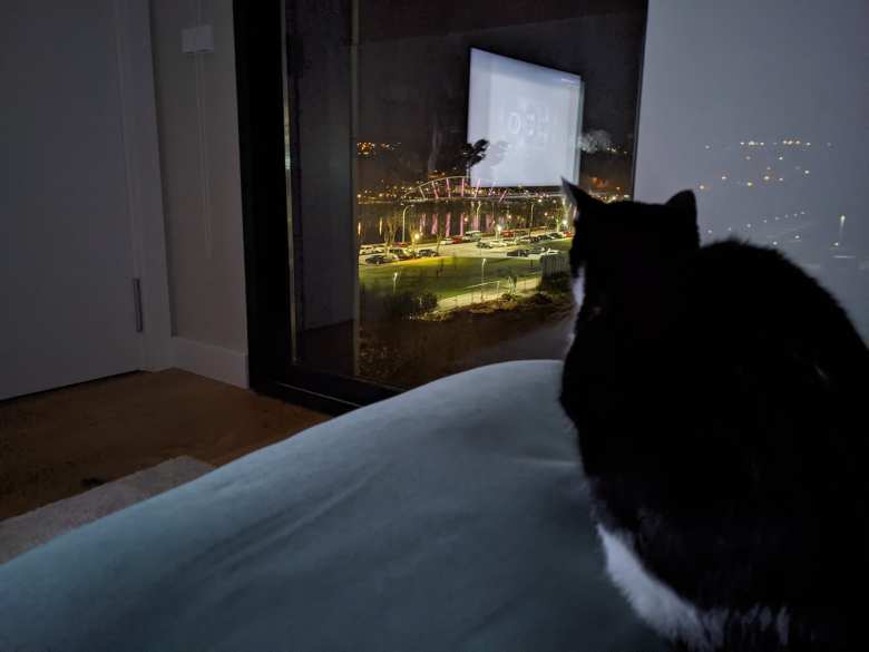Almost every evening, Oreo would keep us company on the sofa. Almost every evening, Oreo would keep us company on the sofa.