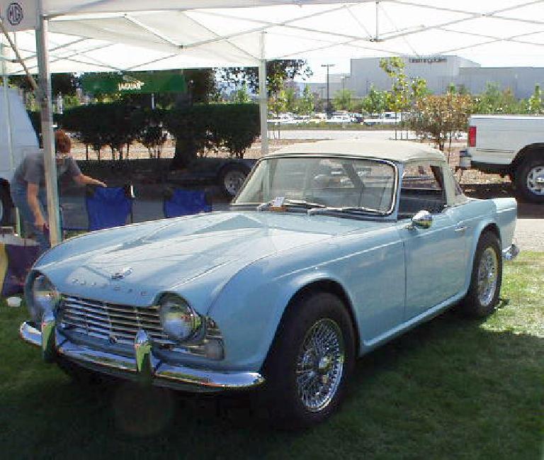 A TR4, one of my favorite Triumphs.
