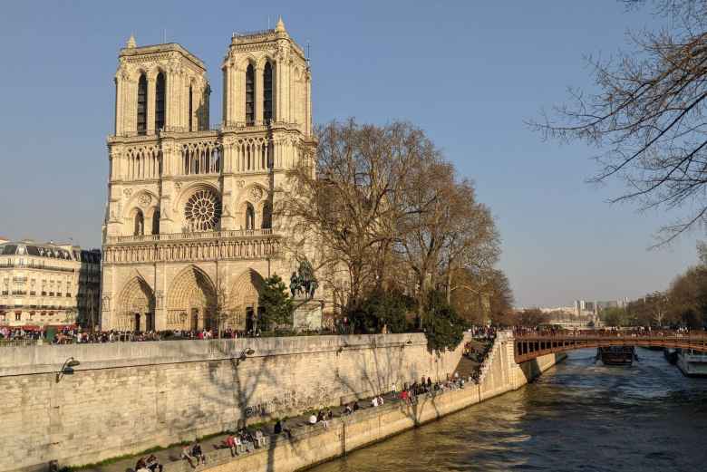 The Notre Dame church.