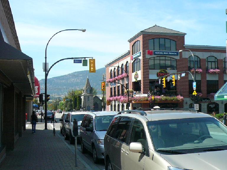 Penticton is a town in south-central British Columbia with a cute downtown.