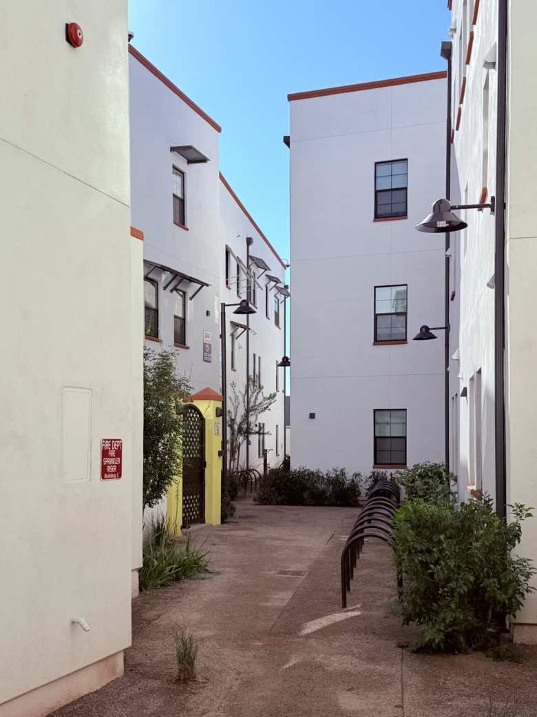 Culdesac Tempe had plenty of outdoor bicycle parking. Culdesac Tempe had plenty of outdoor bicycle parking.